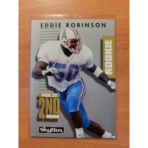 Eddie Robinson 1992 Skybox Primetime #285 - Rookie -Oilers- NFL - Freshly Opened